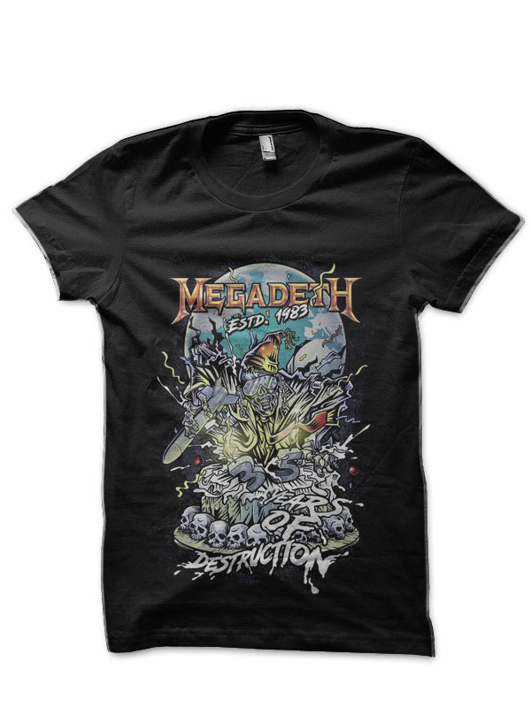 Megadeth Black T-Shirt Style005 Hoodie, Sweatshirt | CoreVibeTees.com