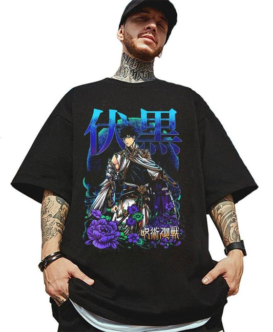 Megumi Shirt Sweatshirt Hoodie T-shirt, Megumi Fushiguro shirt, JJK Anime shirt, JujutsuKaisen Anime Shirt, JJK T-Shirt, Crew Neck, Hoodie, Sweatshirt, Vintage 90s Anime Shirt, Anime Lovers, Cotton Top Menswear Womenswear Gift For Fans Him Her. Sweatshirt