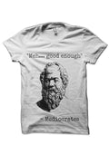 Meh Good Enough Sarcasm Mediocrates White T-Shirt Hoodie, Sweatshirt | CoreVibeTees.com