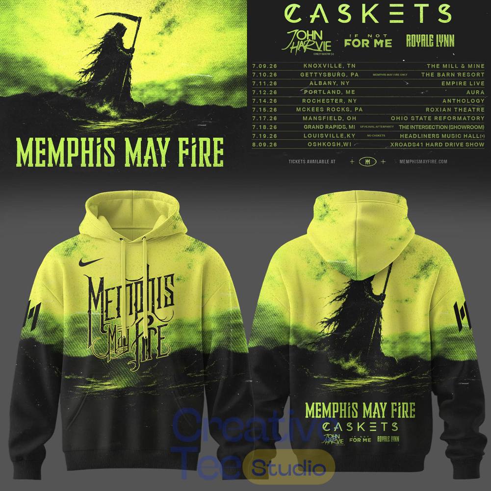 Memphis May Fire x Caskets Special Hoodie