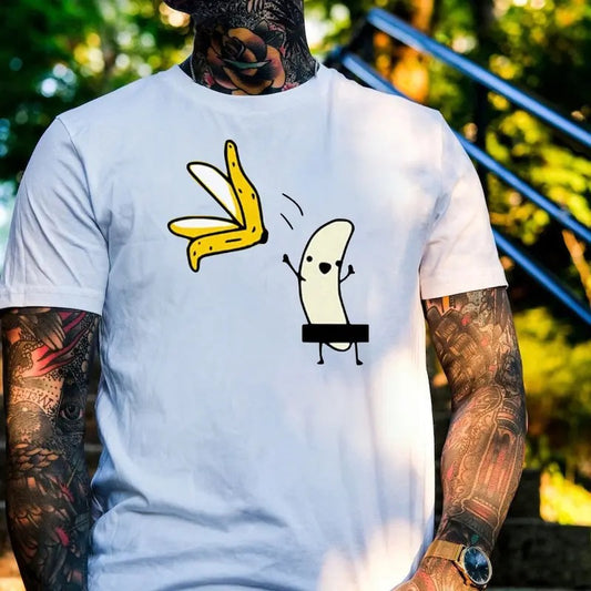 Men's A Peeled Banana Sexy Cartoon  Graphic  Print T-shirt, Sweatshirt, Hoodie Unisex Shirt, Naughty Clothes Men  - Unisex Shirt, Naughty Clothes Men
