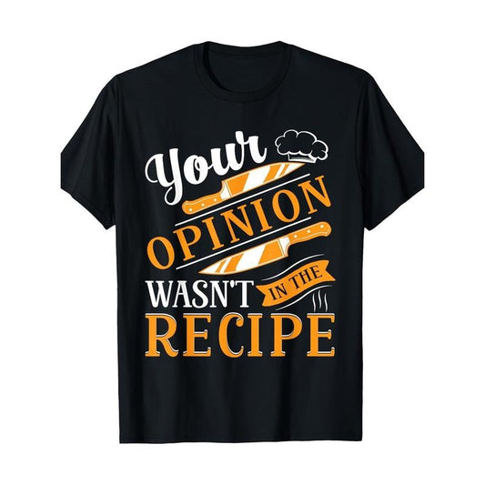Men's Casual Cotton T-Shirt with Unique 'Your Opinion Doesn't Matter' Print - Soft, Breathable & Stretchy Crew Neck Tee for All Seasons, Short Sleeve, Regular Fit, Machine Washable - Perfect for Casual Attire Made in USA