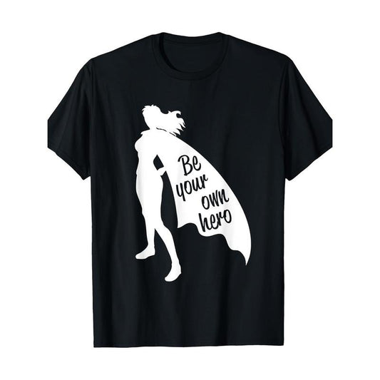 Men's Inspirational Cotton T-Shirt - 100% Pure, Short Sleeve, Crew Neck with Geometric Print | Machine Washable Made in USA