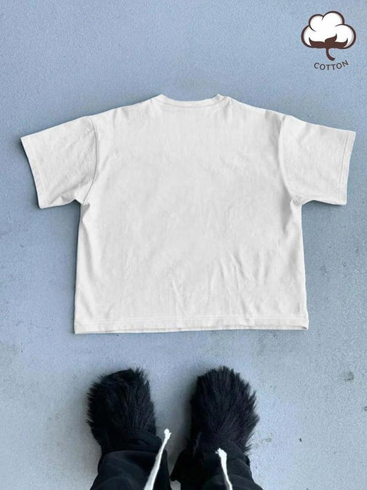 Men's Letter Print Round Neck Tee, Regular Fit Casual Short Sleeve Crew Neck T-Shirt for Summer, Fashion Men's Top for Daily Wear, Tropicalstyle{n002}3