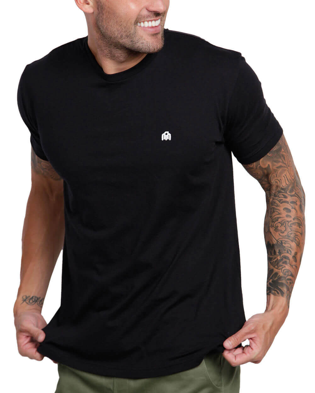 Branded Basic Tee Hoodie, Sweatshirt | CoreVibeTees.com (Image 1)
