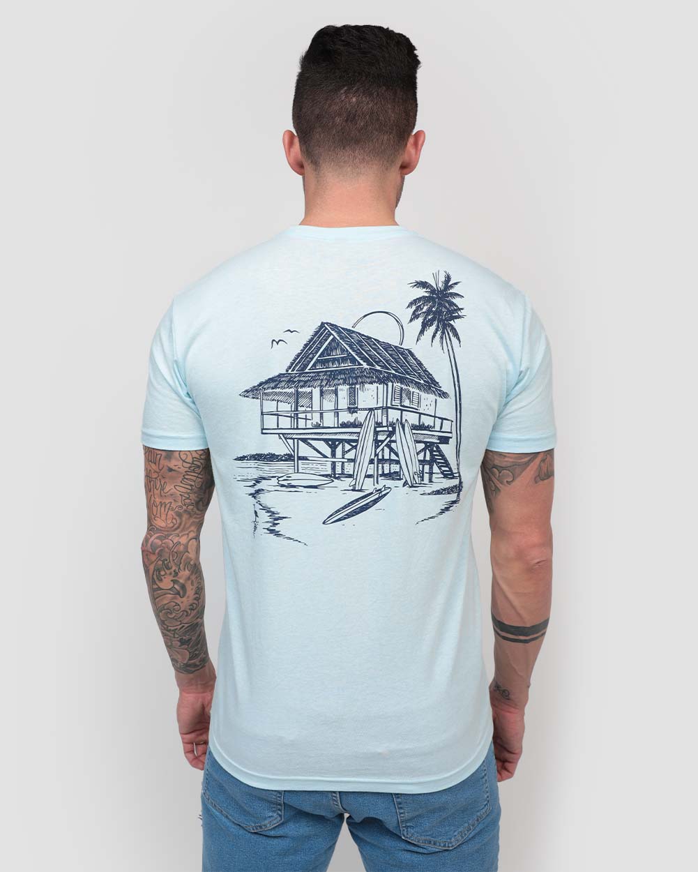Beach Bungalow Tee Hoodie, Sweatshirt | CoreVibeTees.com (Image 5)