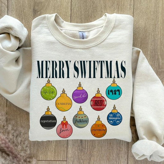 Merry Swiftmas Christmas Crewneck Sweatshirt, Hoodie, T-shirt