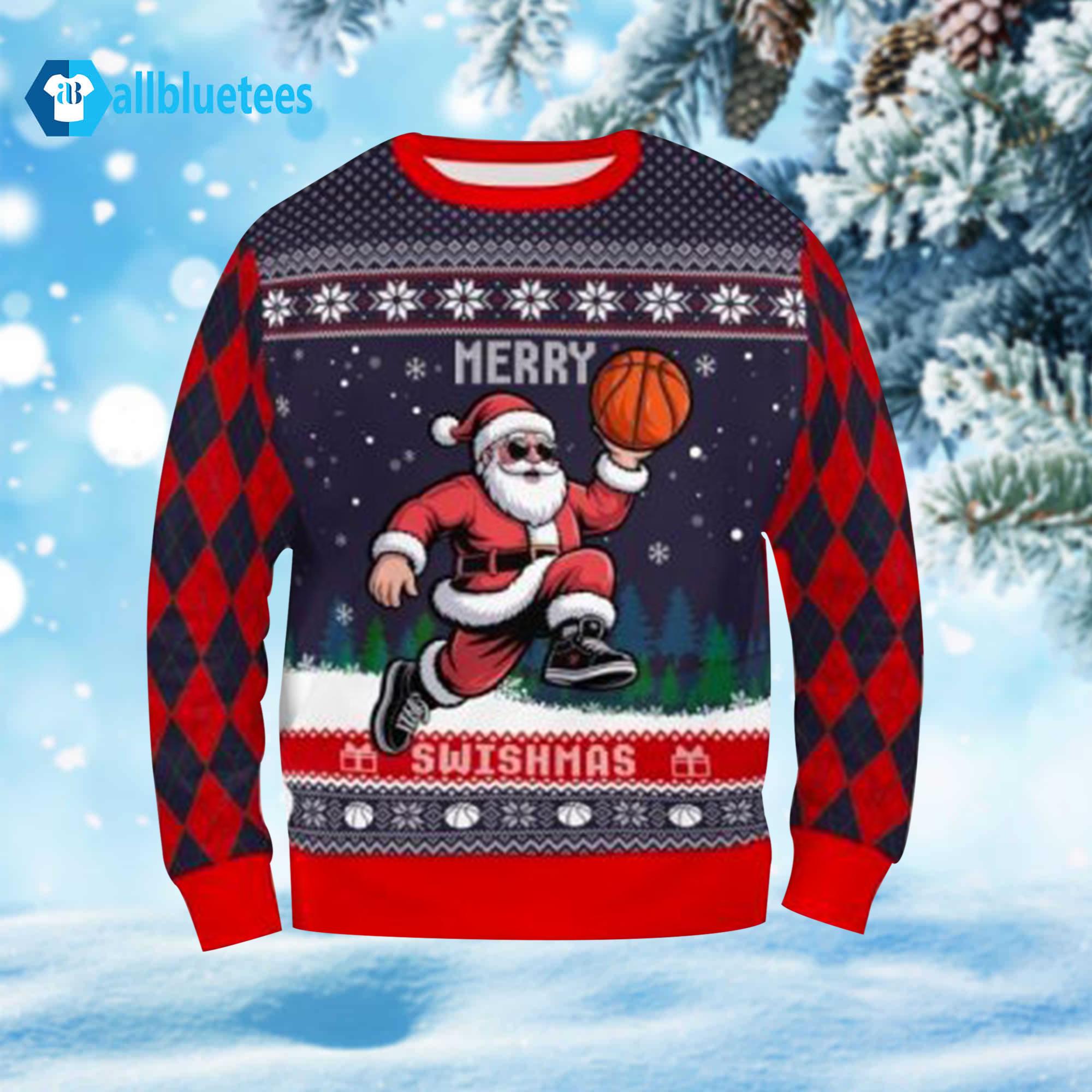 Merry Swishmas Ugly Christmas Sweater