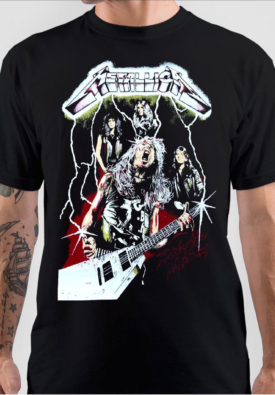 Metallica Black T-Shirt Style005 Hoodie, Sweatshirt | CoreVibeTees.com