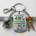 Metroid 40th Anniversary Collectors Keychain