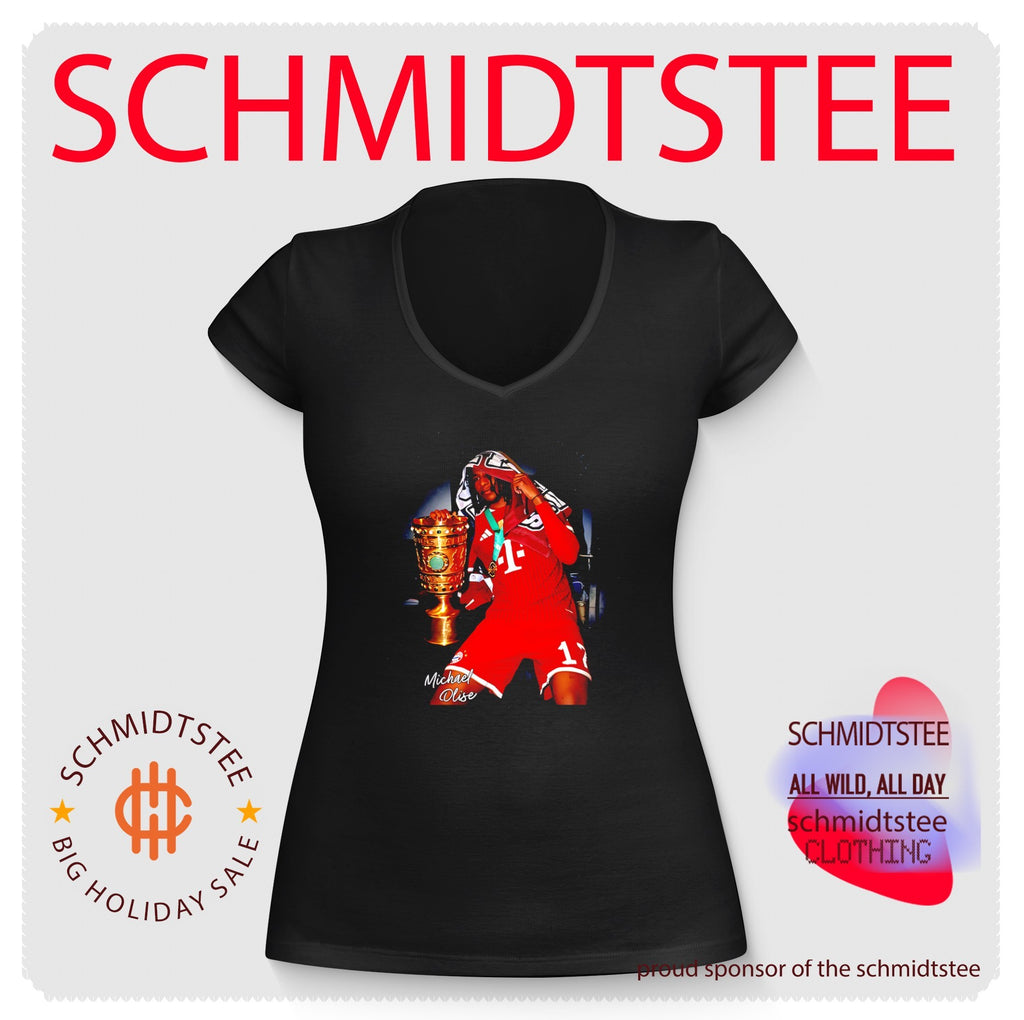 Michael Olise FC Bayern Munich DFB Pokal Champions 2026 trophy shirt
