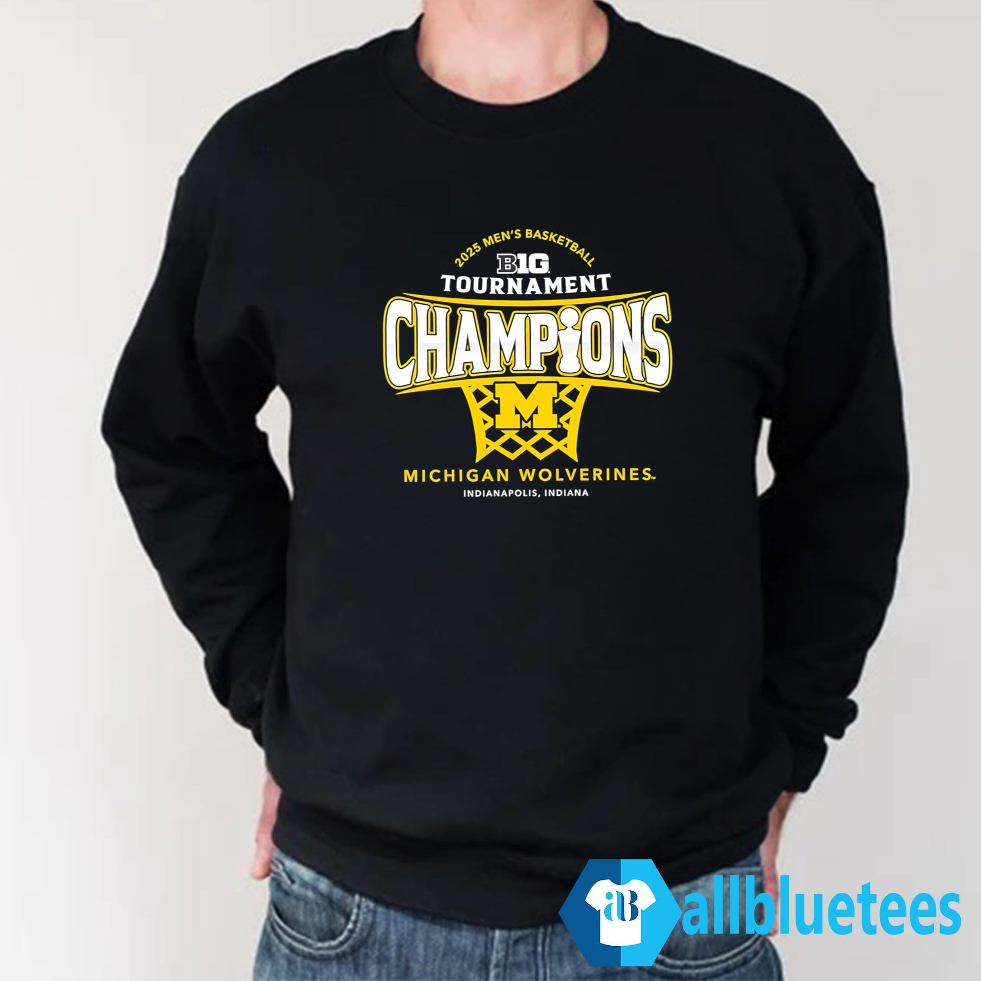 Michigan 2025 Big Ten Tournament Champions Shirt