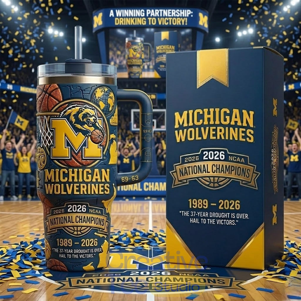 Michigan Wolverines 2026 National Champions Commemorative YETI Tumbler