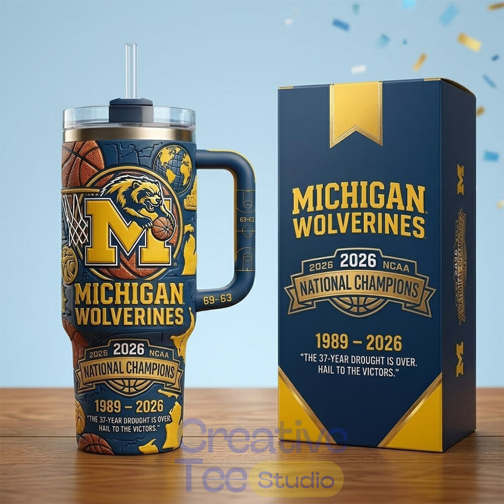Michigan Wolverines 2026 National Champions Commemorative YETI Tumbler
