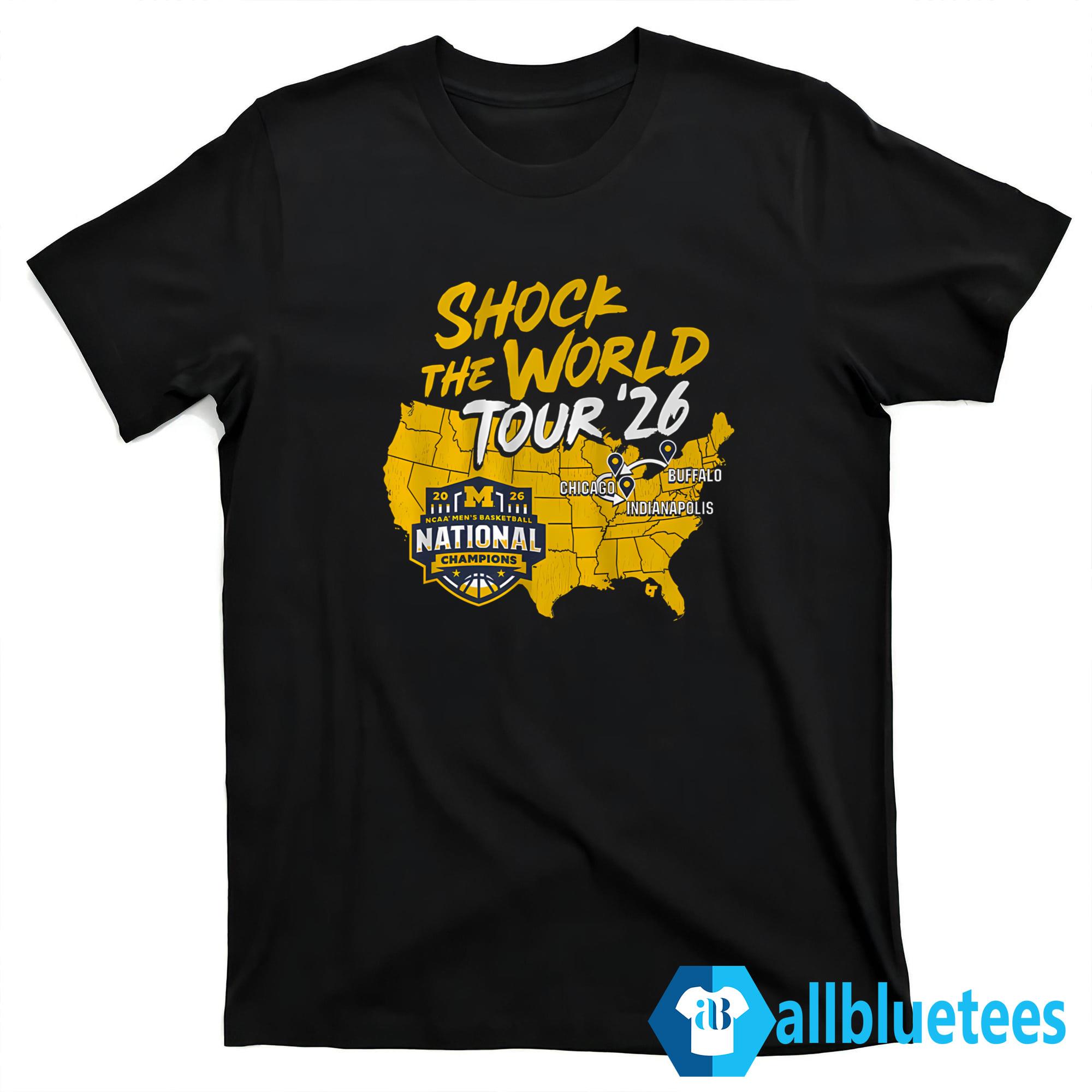 Michigan Shock The World Tour 2026 Shirt