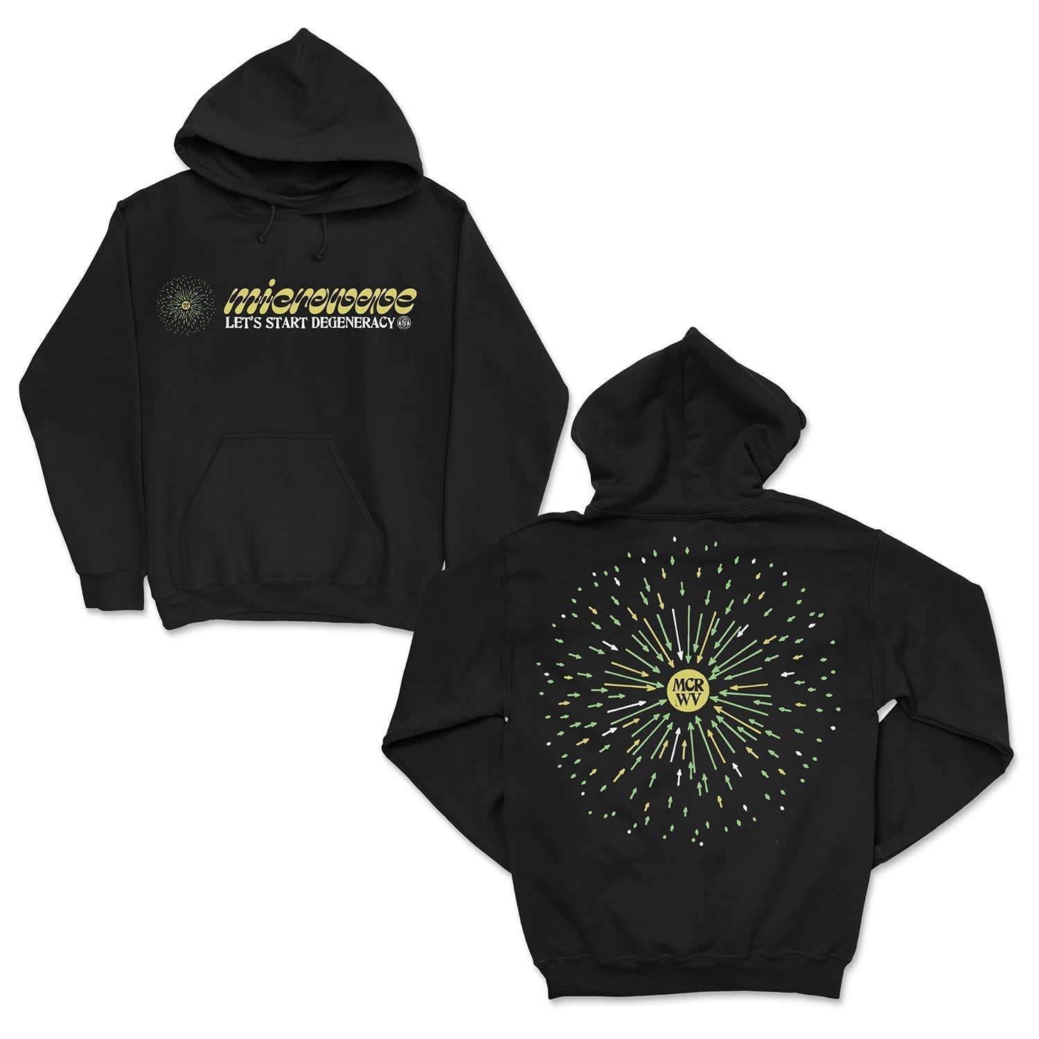 Letâ€™s Start Degeneracy Hoodie (Black) T-Shirts, Sweatshirt | CoreVibeTees.com