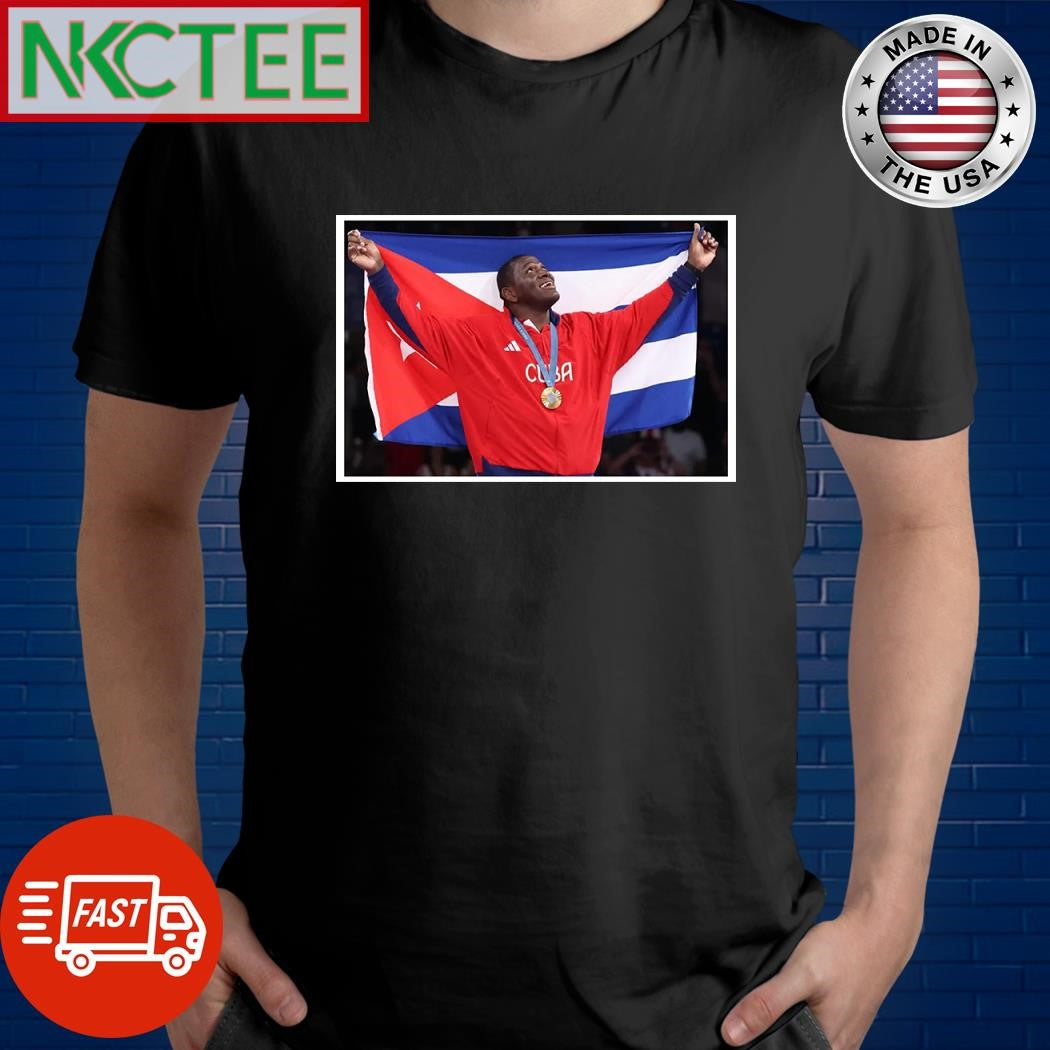 Mijain Lopez gold medals Olympic Paris 2024 shirt