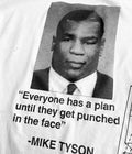 Mike Tyson Everyone Has A Plan Until They Get Punched In The Face Shirt