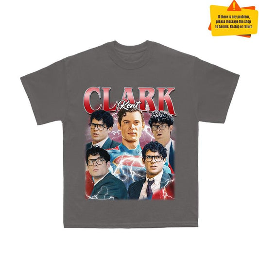 Mild-Mannered Hero Tribute, Retro Funny Style, Unisex Graphic Shirt, Glasses Wearing Reporter And Secret Identity Superpower Theme