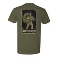 Carry The Weight Tee Hoodie, Sweatshirt | CoreVibeTees.com (Image 1)