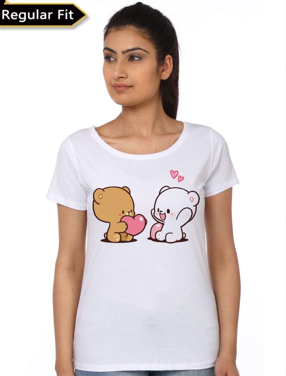 Milk And Mocha Bear Girls T-Shirt Style001 Hoodie, Sweatshirt | CoreVibeTees.com