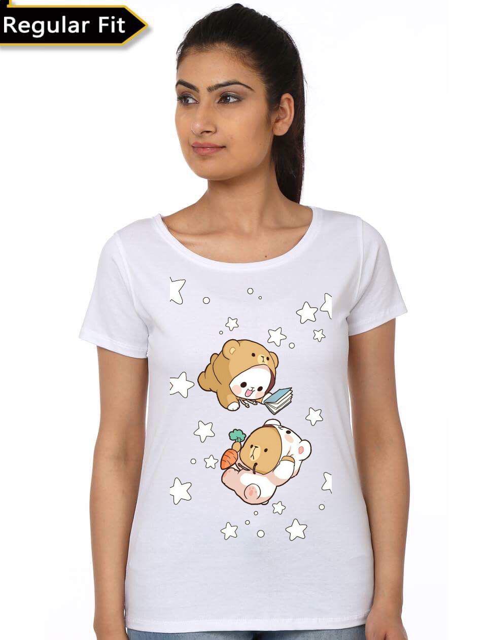 Milk and Mocha Bears White T-Shirt Hoodie, Sweatshirt | CoreVibeTees.com