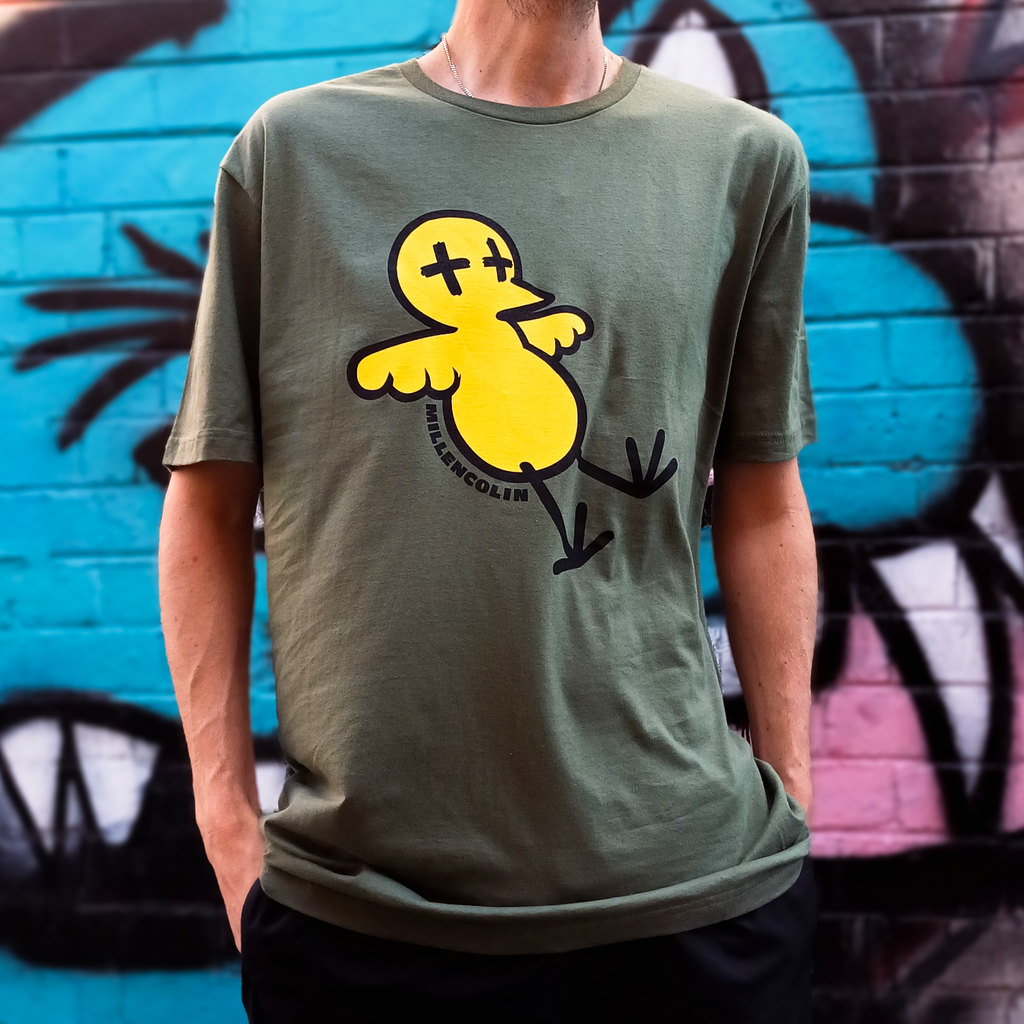 Bird T-Shirt (Military Green) Hoodie, Sweatshirt | CoreVibeTees.com (Image 2)