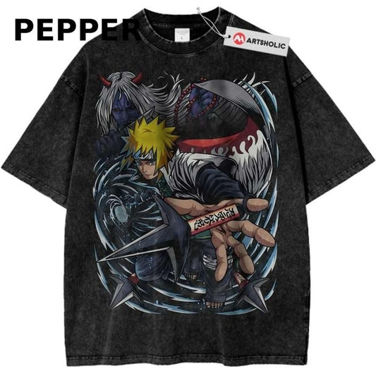 Minato Namikaze T-Shirt, Naruto Shirt, Anime Shirt, Vintage Graphic Tee