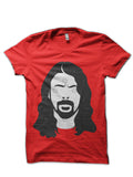 Minimalist Grohl Pop Art Dave Red T-Shirt Hoodie, Sweatshirt | CoreVibeTees.com