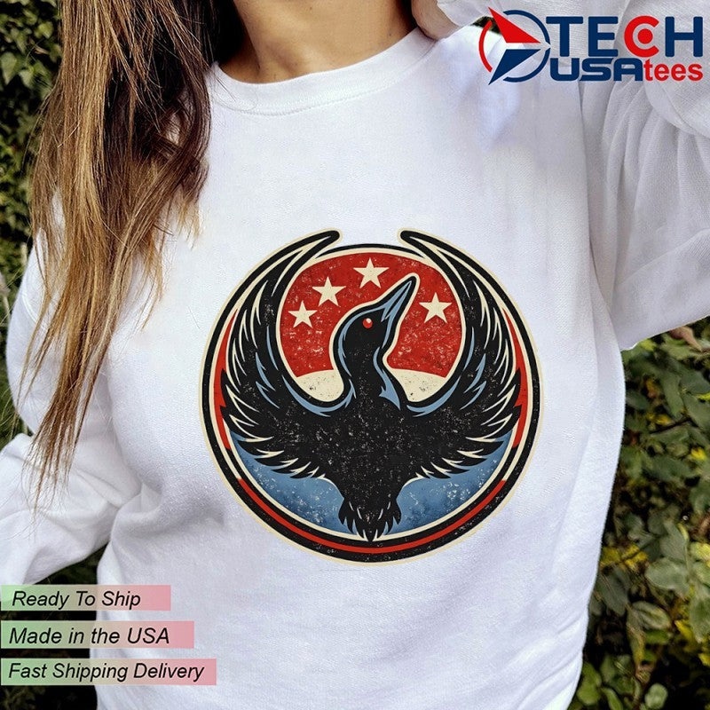 Minnesota Rebel Political Common Loon logo shirt