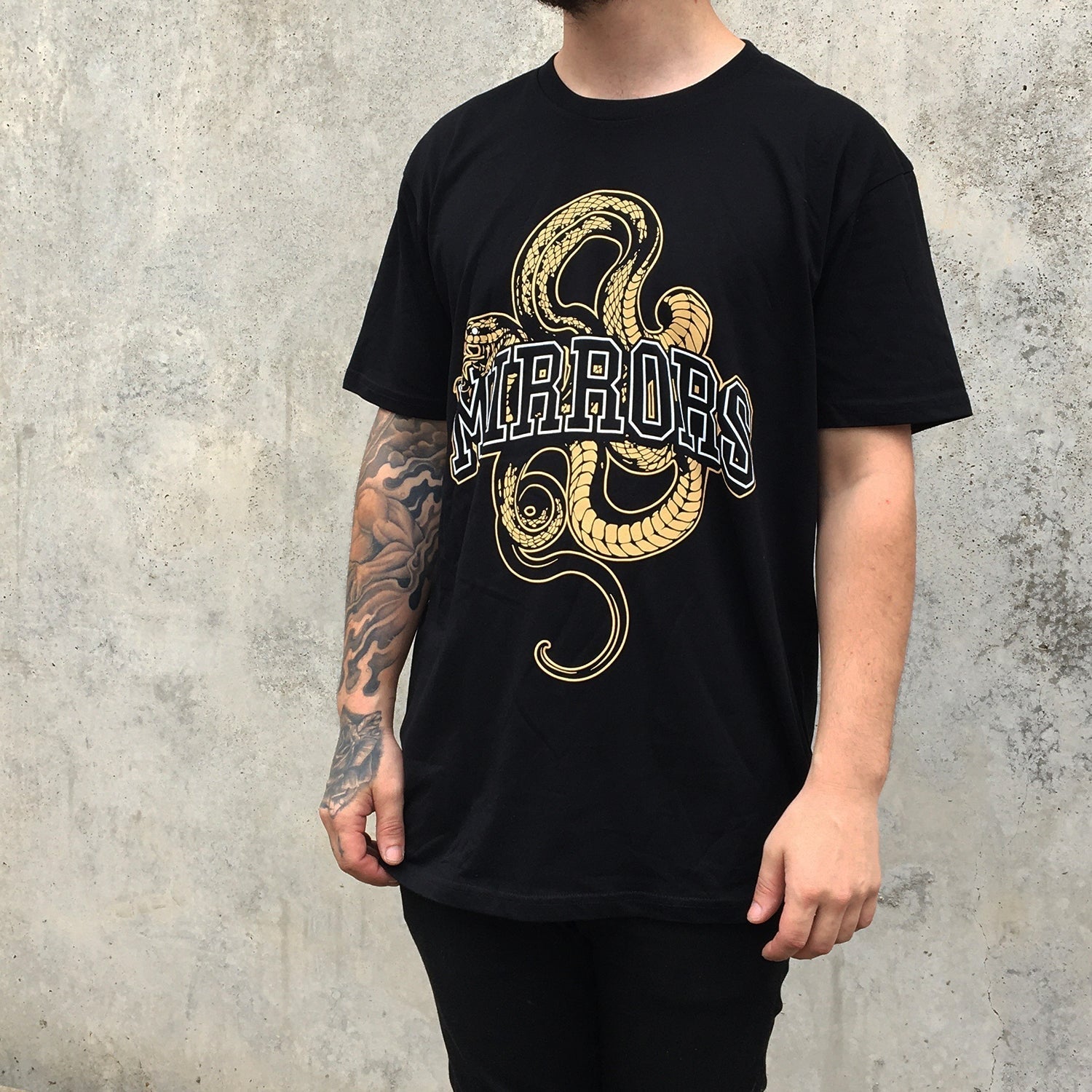 Golden Cobra T-Shirt (Black) Hoodie, Sweatshirt | CoreVibeTees.com (Image 2)