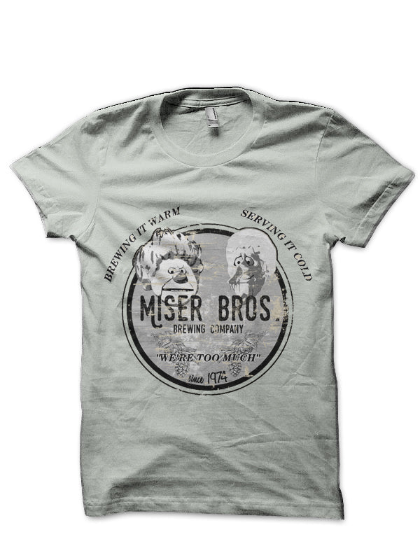 Miser Bros Ash Grey T-Shirt Hoodie, Sweatshirt | CoreVibeTees.com