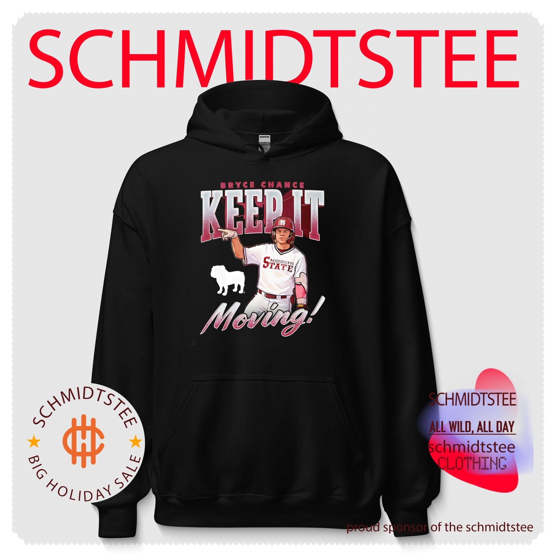 Mississippi State baseball Bryce Chance Keep it moving shirt