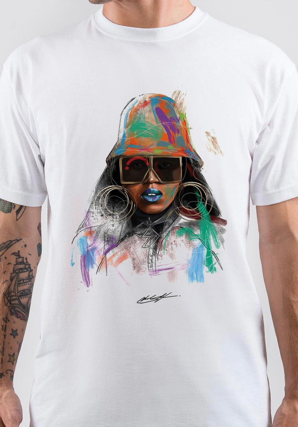 Missy Elliott Art T-Shirt Hoodie, Sweatshirt | CoreVibeTees.com