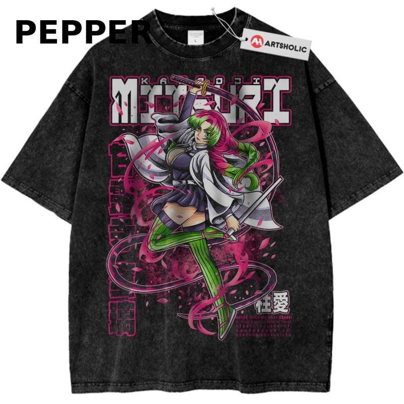 Mitsuri Kanroji T-Shirt, Demon Slayer Shirt, Anime Shirt, Vintage Graphic Tee