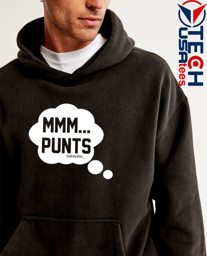 Mmm punts the Drew Allen shirt