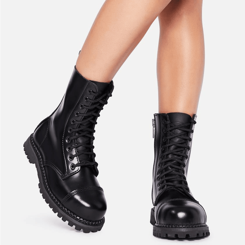 Demonia Steel Toe Ankle Boots Riot-10 Boots T-Shirts, Hoodie, Sweatshirt | CoreVibeTees.com (Image 4)