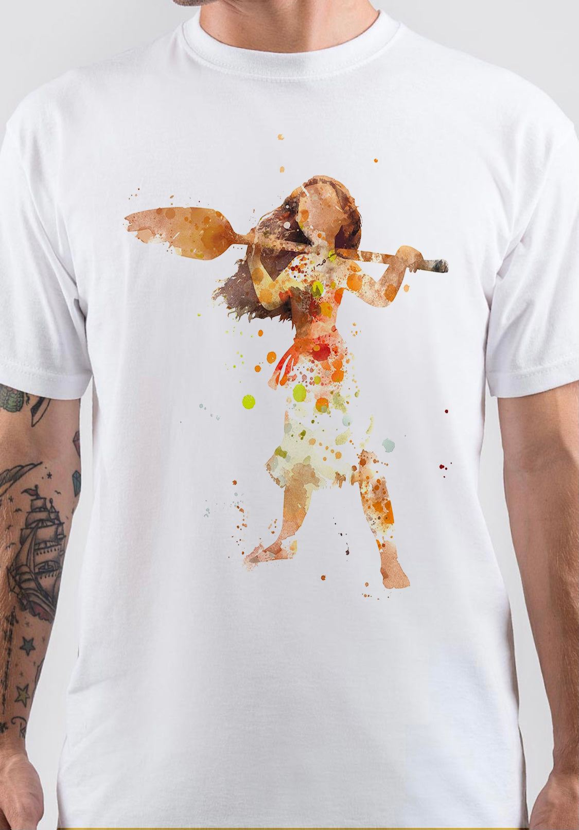 Moana White Art T-Shirt Style001 Hoodie, Sweatshirt | CoreVibeTees.com
