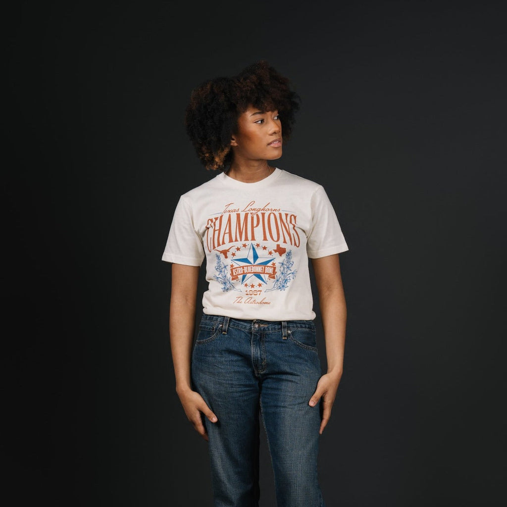 Texas 1987 Astro-Bluebonnet Bowl Champs Tee Style001 Hoodie, Sweatshirt | CoreVibeTees.com (Image 2)