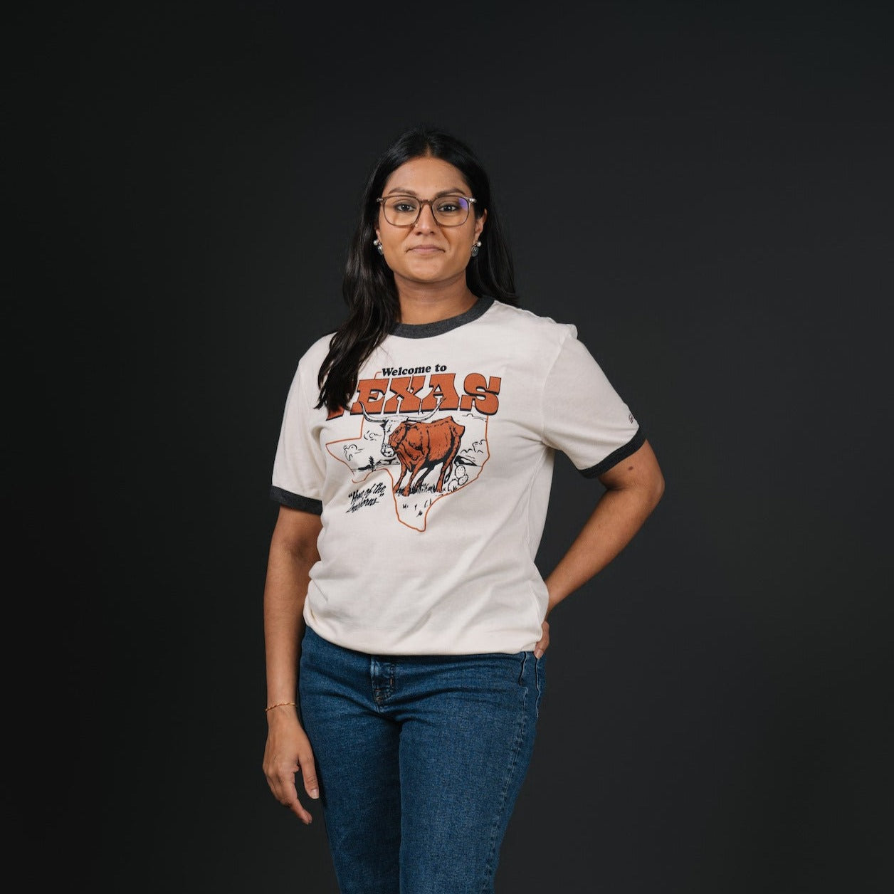 Texas "Home of the Longhorns" Ringer Tee Style001 Hoodie, Sweatshirt | CoreVibeTees.com (Image 2)