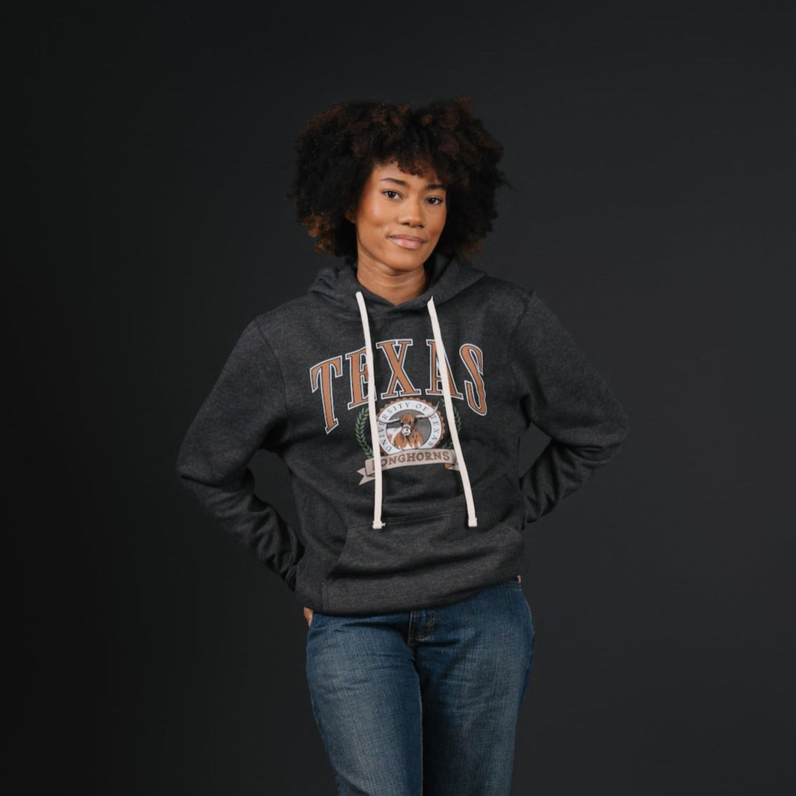 Texas Longhorns Retro Crest Hoodie T-Shirts, Sweatshirt | CoreVibeTees.com (Image 2)