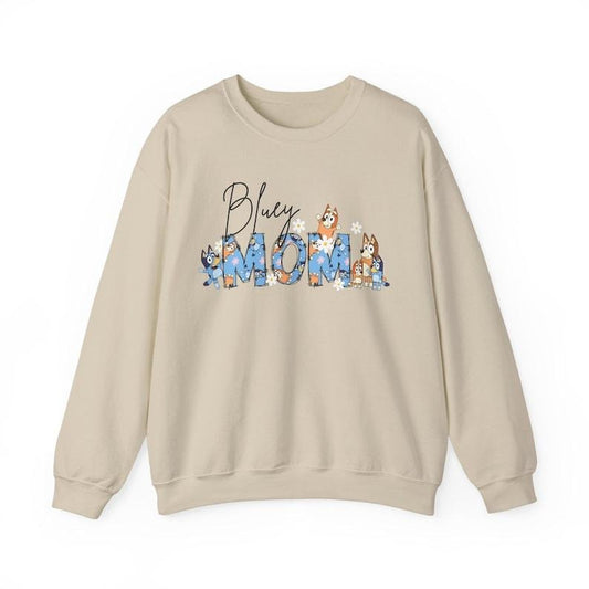 Mom Sweatshirt | Dad Sweatshirt | Mother's Day Gift | New Mama | Bluey and Bingo  Hoodie and Sweater; T-shirt Cotton Polyester Womenswear Light