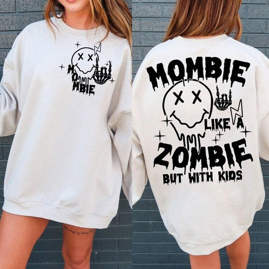 Mombie Funny Mom Halloween  Trendy Halloween  Fall