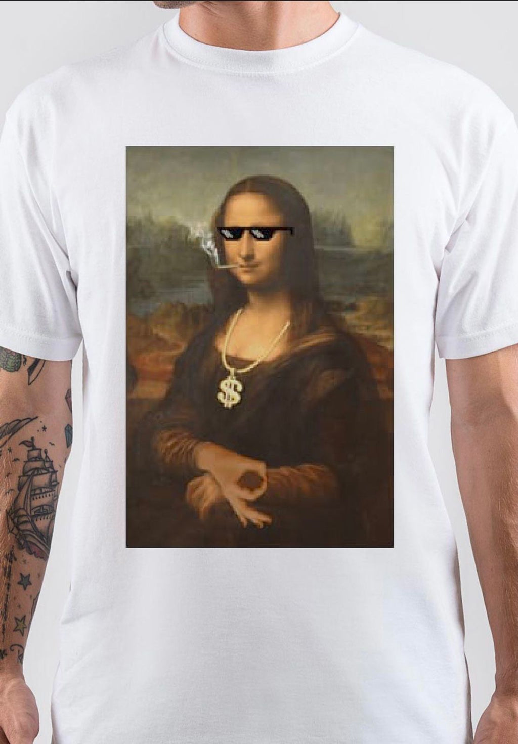 Mona Lisa T-Shirt Style002 Hoodie, Sweatshirt | CoreVibeTees.com
