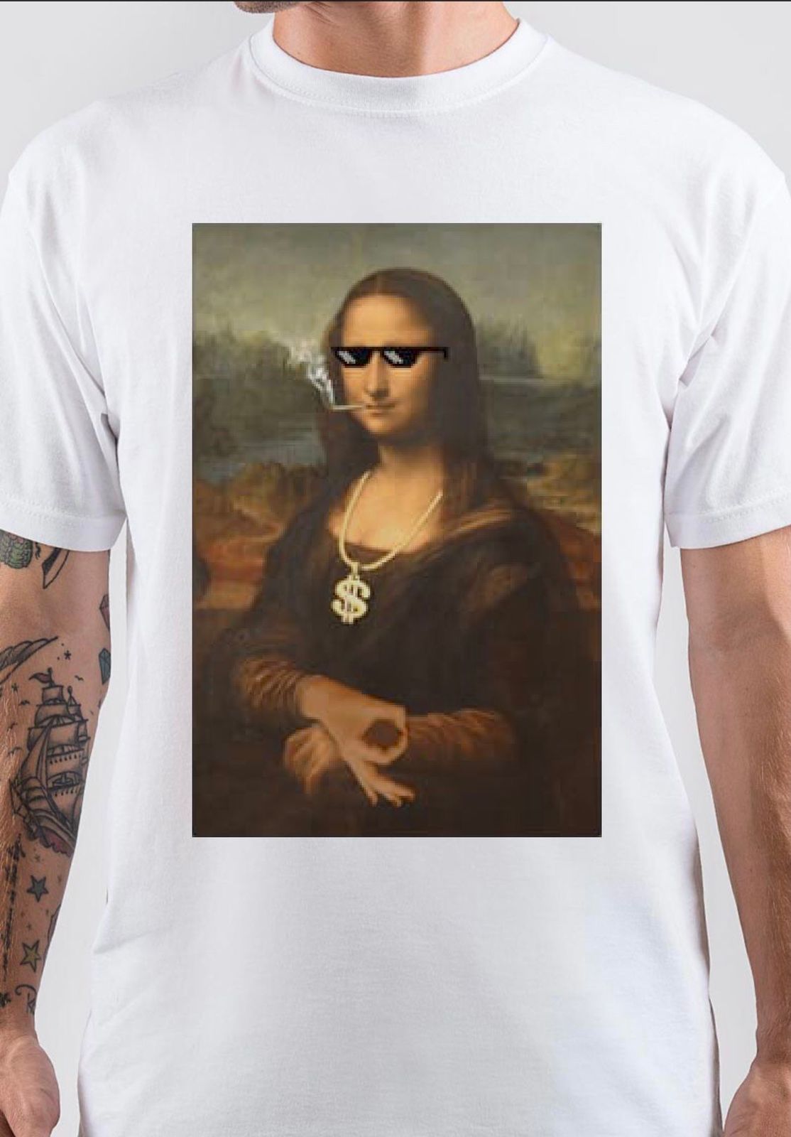 Mona Lisa T-Shirt Style002 Hoodie, Sweatshirt | CoreVibeTees.com