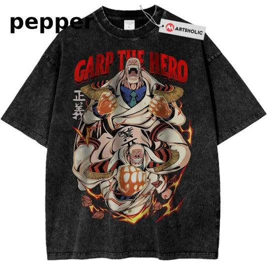 Monkey D Garp Shirt, One Piece Shirt, Anime Shirt, Vintage T-Shirtstyle{n002}2