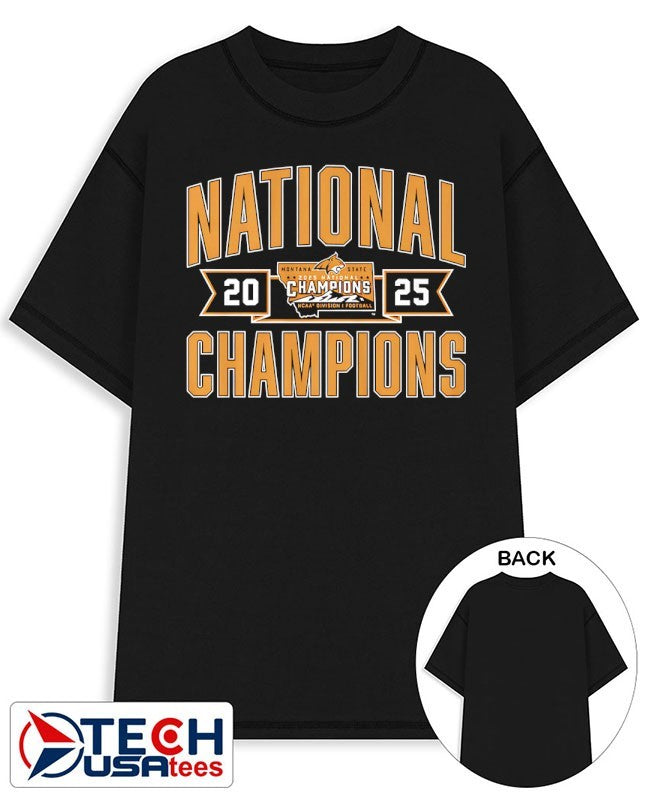 Montana State Bobcat Football 2025 FCS National Champions shirt