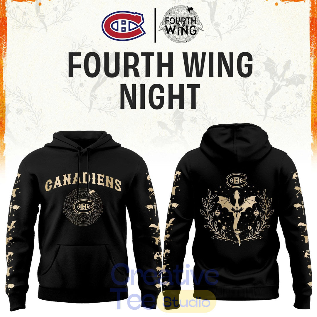 Montreal Canadiens Fourth Wings Night Limited Edition Hoodie