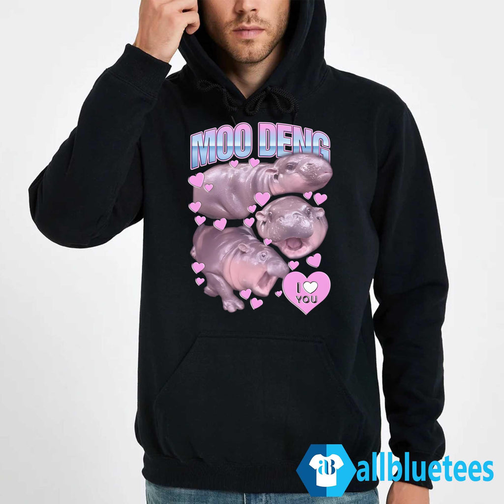 Moo Deng I Love You Shirt