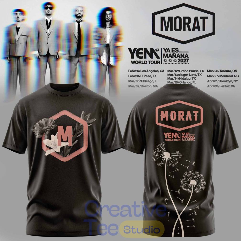 Morat YEM YA ES MAÑANA World Tour 2027 Special Tee Hoodie